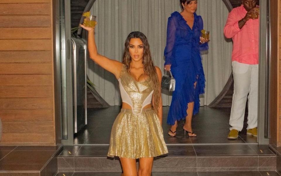 Kim Kardashian also had a party that was filmed for her fly-on-the-wall programme, Keeping Up With The Kardashians - Instagram
