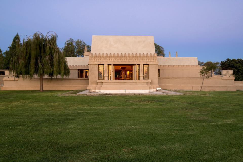 The Hollyhock House in East Hollywood, Los Angeles. It was added to the UNESCO World Heritage List in 2019.