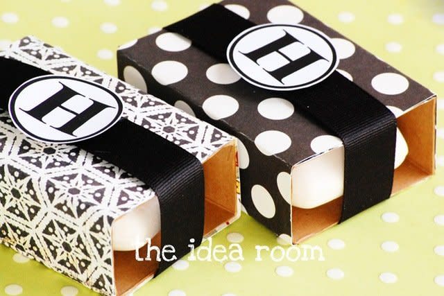 This <a href="http://www.huffingtonpost.com/2012/11/21/homemade-gift-ideas-mongrammed-soap_n_2173140.html?utm_hp_ref=huffpost-home&ir=HuffPost%20Home">gift is really easy</a> to personalize.