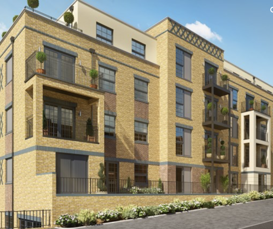 £395,000 gets you one bedroom in this development in Barnet.