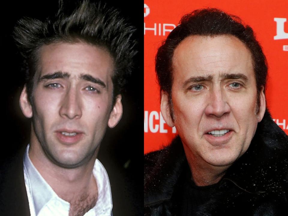 nicolas cage actors in 20s