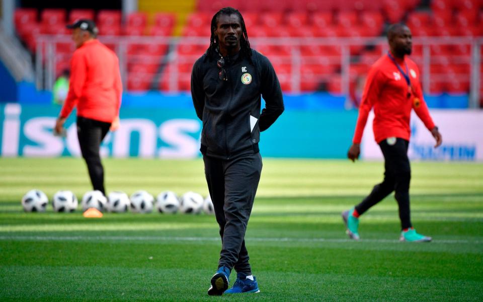 Aliou Cisse is the only black manager at the World Cup in Russia - AFP