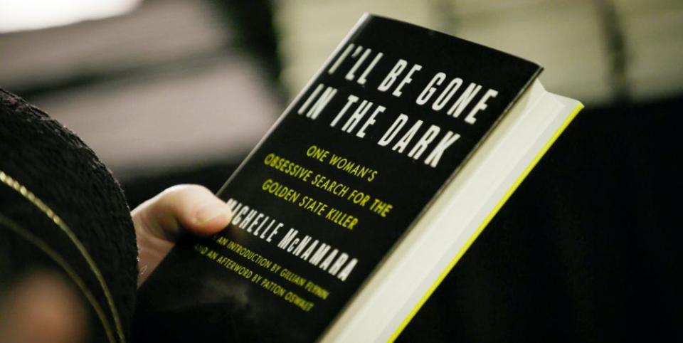 A copy of Michelle McNamara's book 'I'll Be Gone in the Dark'