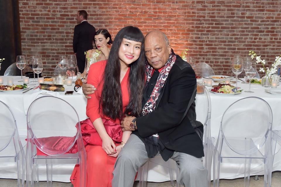 Asia Chow and Quincy Jones