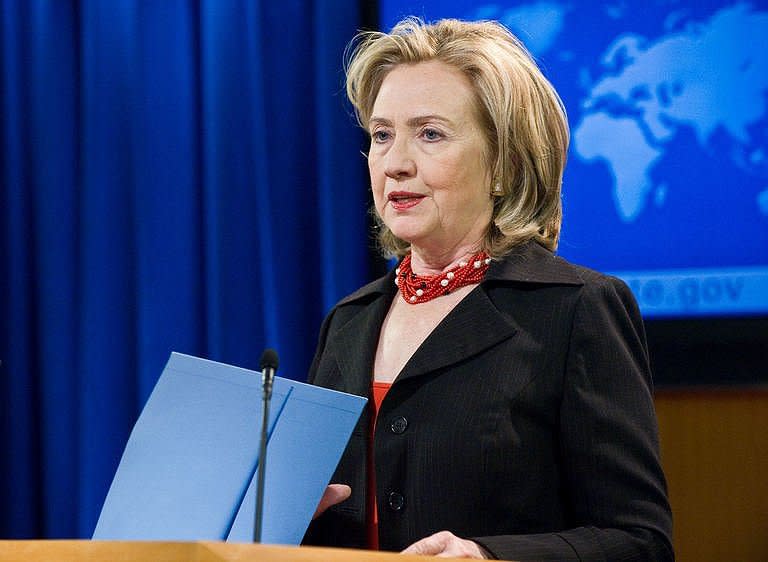 US Secretary of State Hillary Clinton urged China to free dozens of government critics rounded up this year including a prominent artist and said Beijing's rights record was worsening. The State Department's annual survey said China last year stepped up efforts to rein in activists, the media and free Internet access and pursued "severe repression" in the Tibet and Xinjiang regions