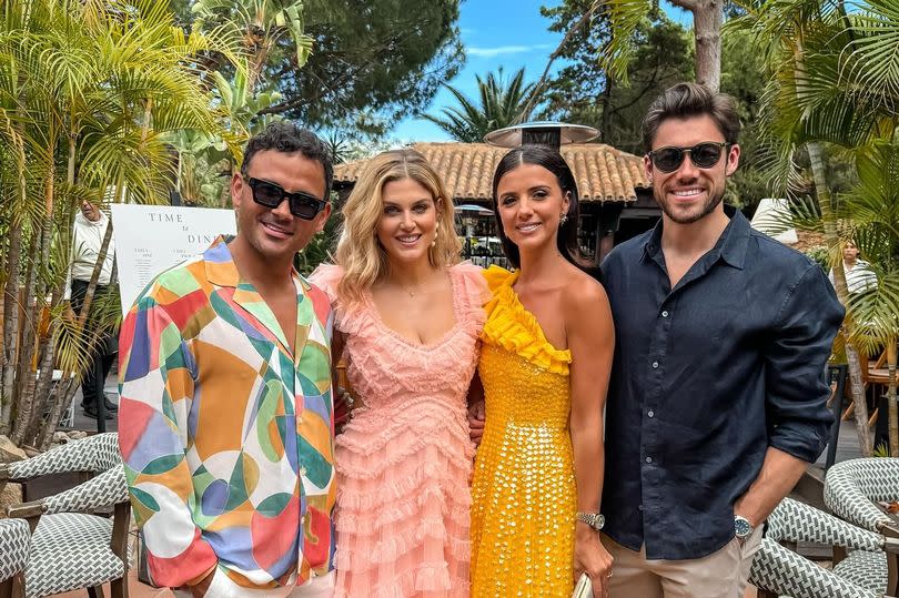 Ryan Thomas, Ashley James, Lucy Mecklenburgh and Tommy Andrews