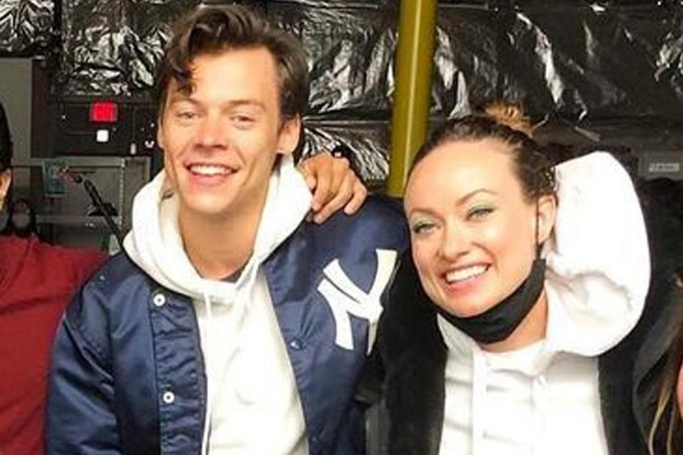 Olivia Wilde attended boyfriend Harry Styles’ last LA show with her two children this week  (Instagram)
