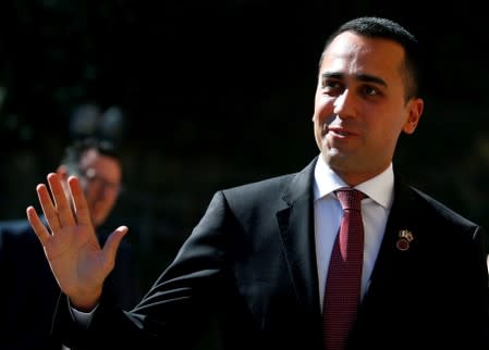 FILE PHOTO: Italian Deputy Prime Minister Luigi di Maio arrives at Villa Madama in Rome, Italy, March 23, 2019