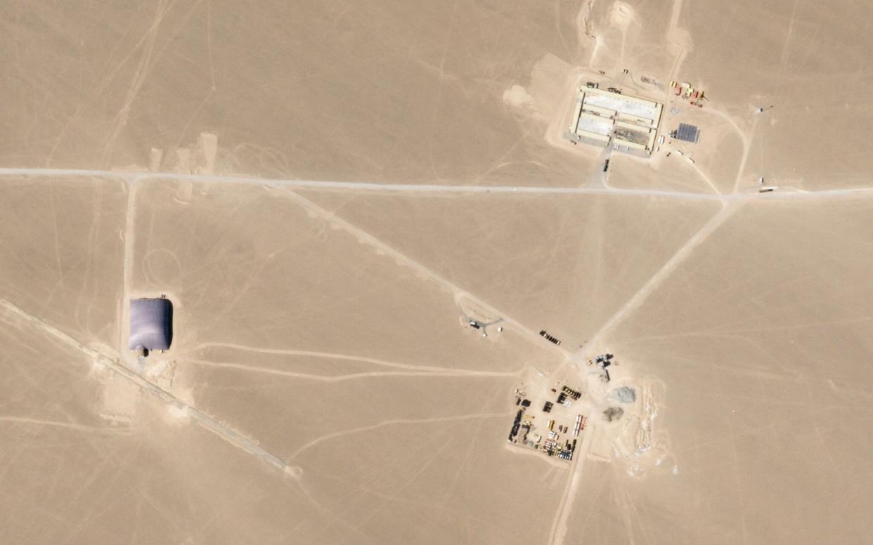 The sites were found deep in the Gobi desert - Planet Labs Inc