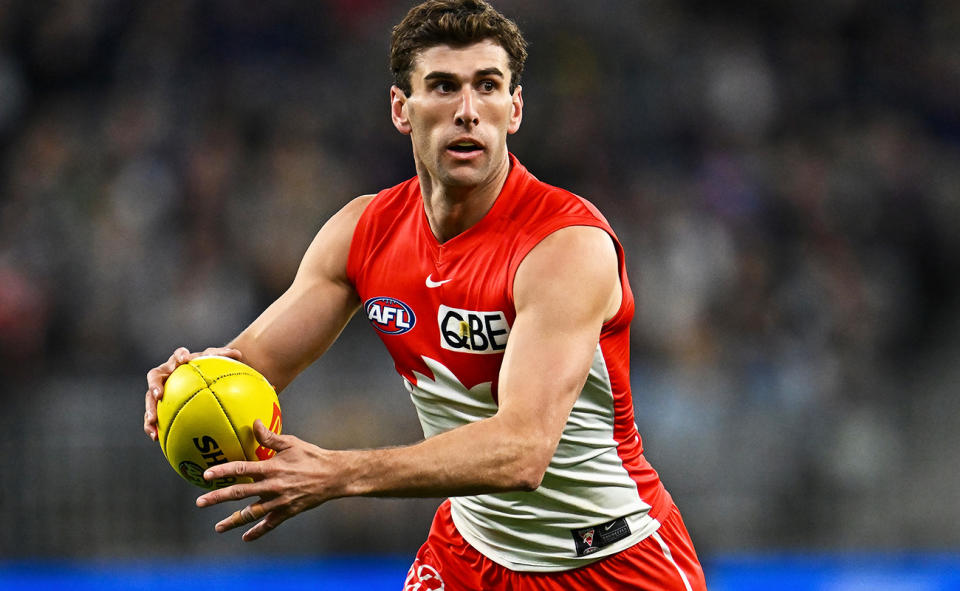 Robbie Fox, pictured here in action for the Sydney Swans.