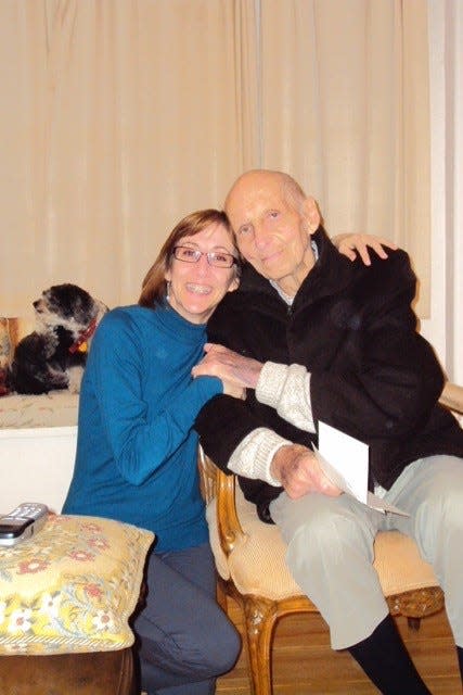 Zan Dubin-Scott and Charles S. Dubin in Los Angeles, around 2010.