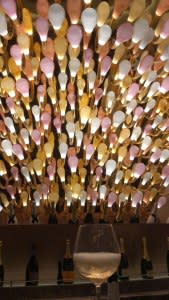 The chandelier at Pinks | Madison Roberts