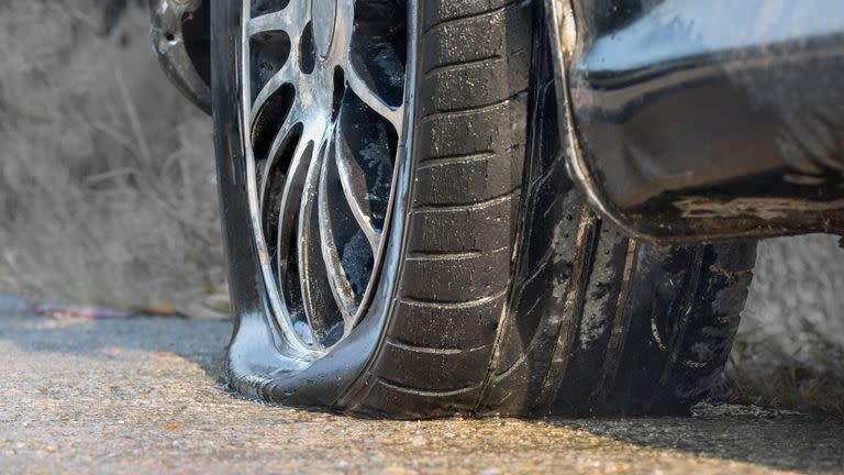 The Tyre Extinguishers let down the tyres of SUVs (Getty) 