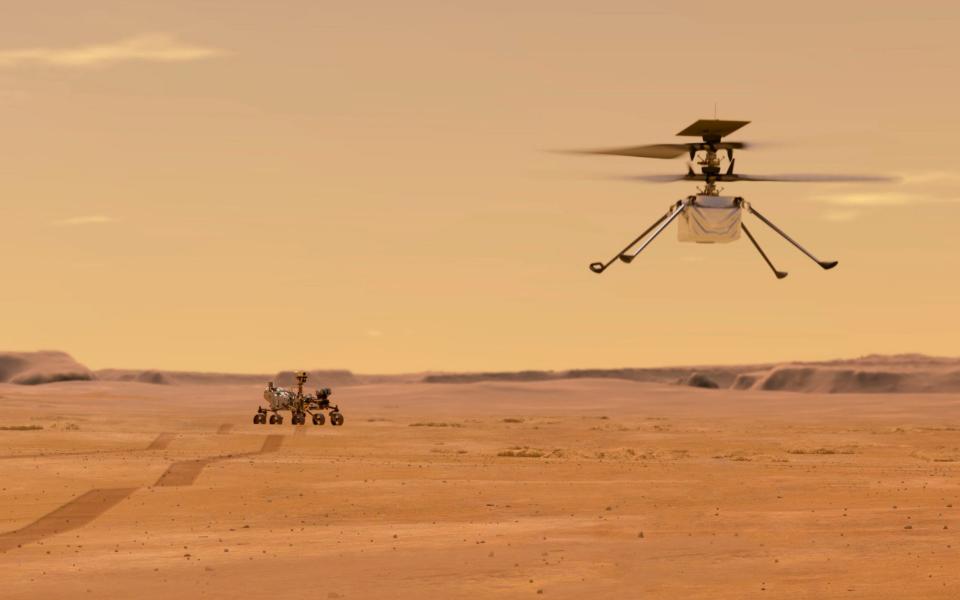 The Nasa Ingenuity helicopter will fly autonomously on Mars - Nasa