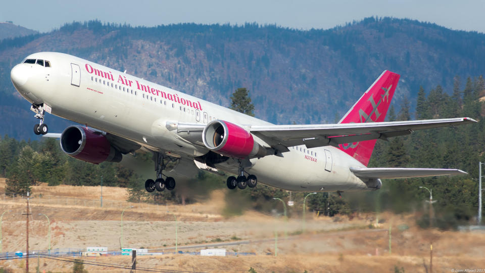 N378AX Omni Air International Boeing 767-33A(ER). (Liam Allport via Flickr)