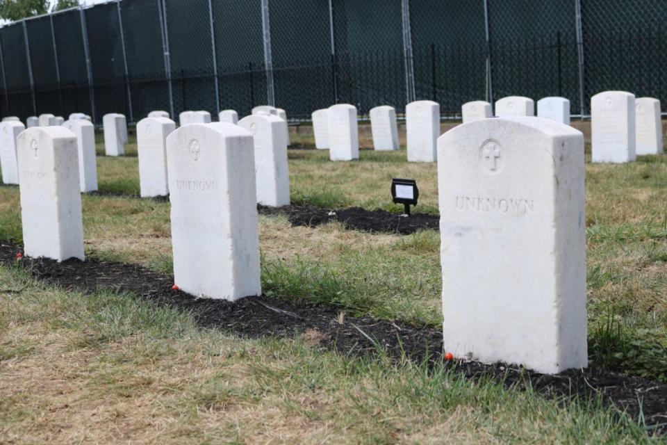 The number of unidentified Native children buried under ‘Unknown’ headstones has grown nearly every year since the Army began disintering and returning ancestors to their tribal nations. (Photo:Jenna Kunze)