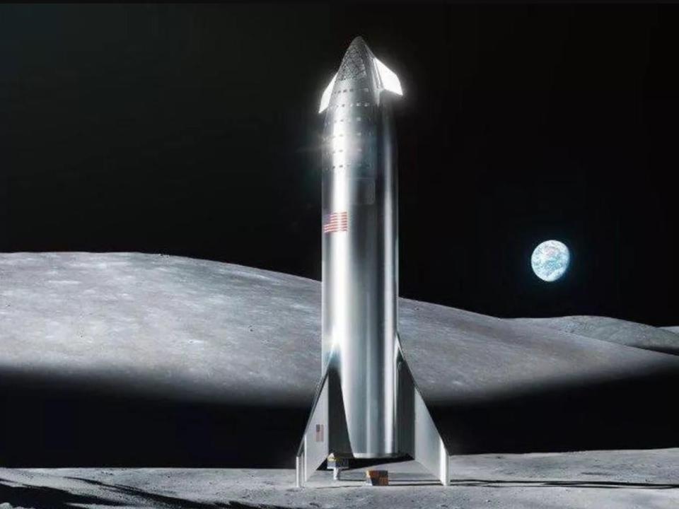 <p>SpaceX says its Starship spacecraft could transport people to the moon and Mars</p>SpaceX
