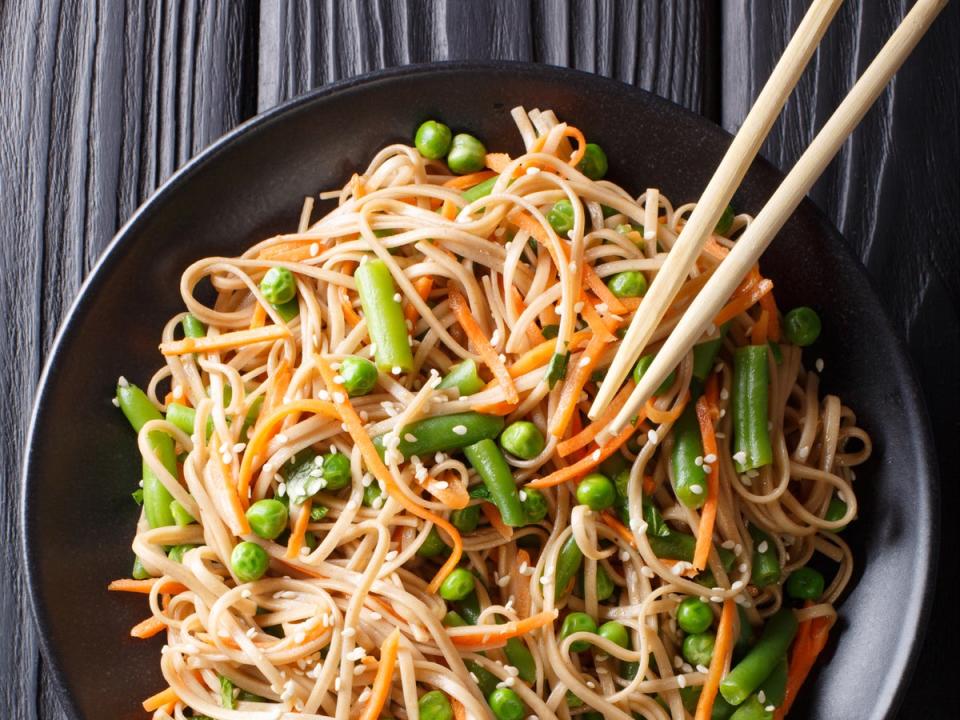 Soba, Japanese buckwheat noodles, are ideal for salads (Getty/iStock)