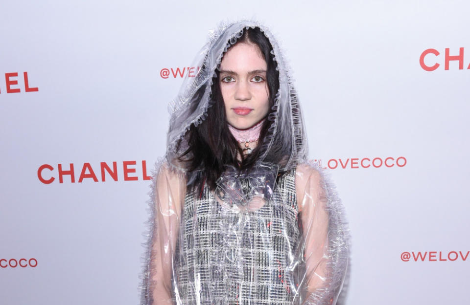 Grimes has revealed music won't be her main outlet going forward credit:Bang Showbiz