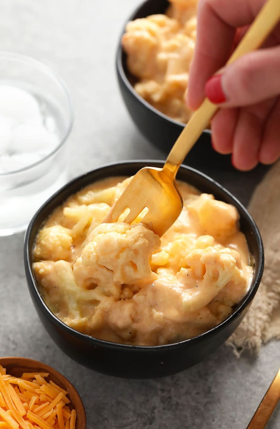 Three Cheese Cauliflower Mac and Cheese