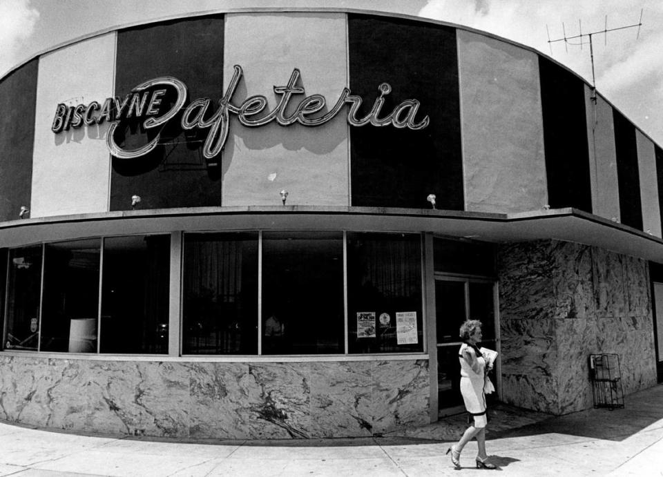 In 1980, Biscayne Cafeteria, which had locations in Miami and Coral Gables. Alan Freund/Miami Herald File