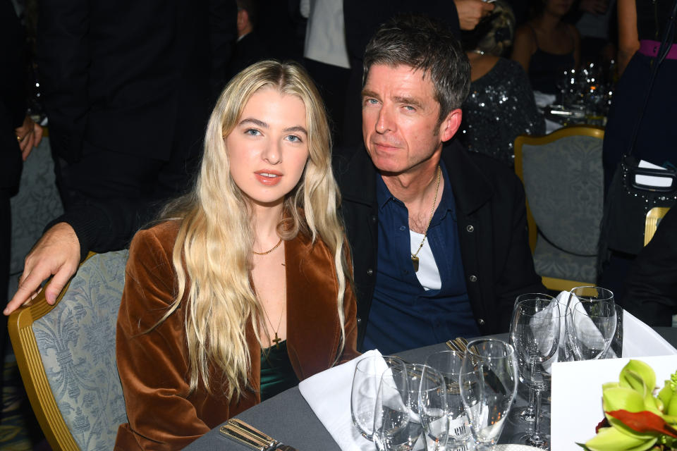 LONDON, ENGLAND - OCTOBER 21: Noel Gallagher and Anais Gallagher attend the 2019 BMI London Awards at The Savoy Hotel on October 21, 2019 in London, England. (Photo by Dave J Hogan/Getty Images for BMI London Awards)
