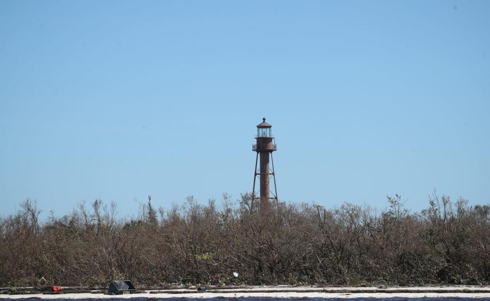 Damage from Hurricane Ian can be seen on Sanibel and St. James City on Sept. 30.