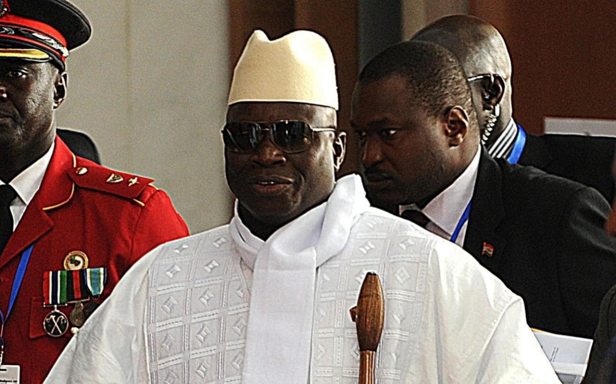 Yahya Jammeh ruled for 22 years before his shock election defeat - AFP