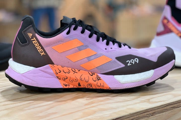 New Adidas sneakers that help fight breast cancer.