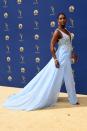 "Insecure" star and creator Issa Rae rocked a Vera Wang gown -- with trousers underneath -- at the Emmys