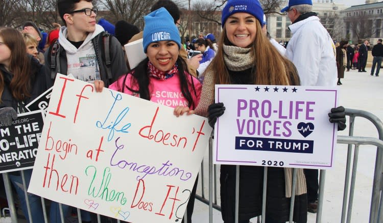 Scenes from the 47th annual March for Life in Washington, D.C, January 24, 2020