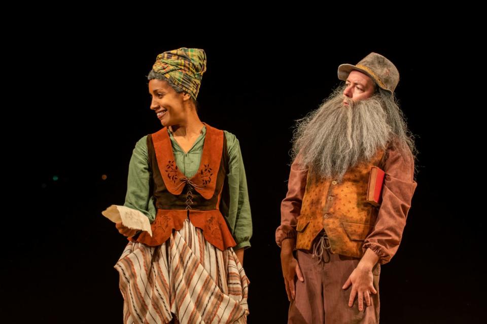 PHOTO: Robyn Kerr and Liam Craig in the 2018 Hudson Valley Shakespeare Festival production of 'Rip Van Winkle.' (Gabe Palacio/Hudson Valley Shakespeare Festival)