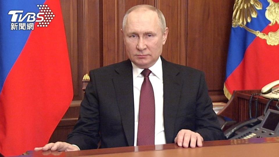 普欽曾警告世界各國若介入烏俄將造成「史無前例」的後果。（圖／歐新社達志影像）