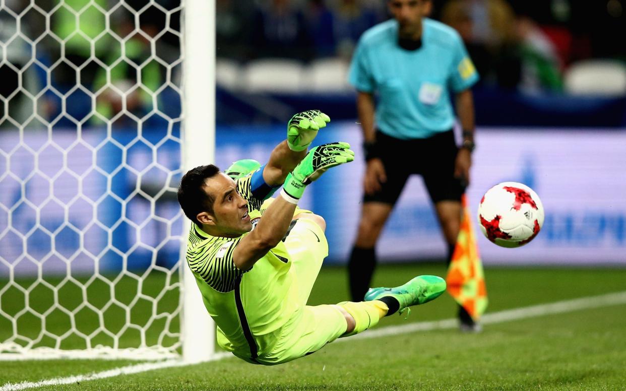 Claudio Bravo saved three penalties in the shootout - 2017 FIFA