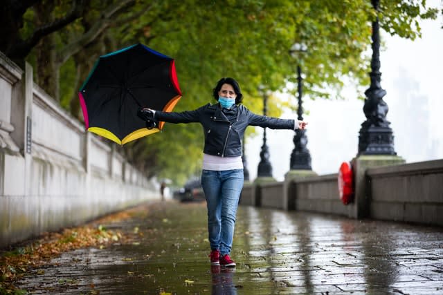 Autumnal scenes in central London 