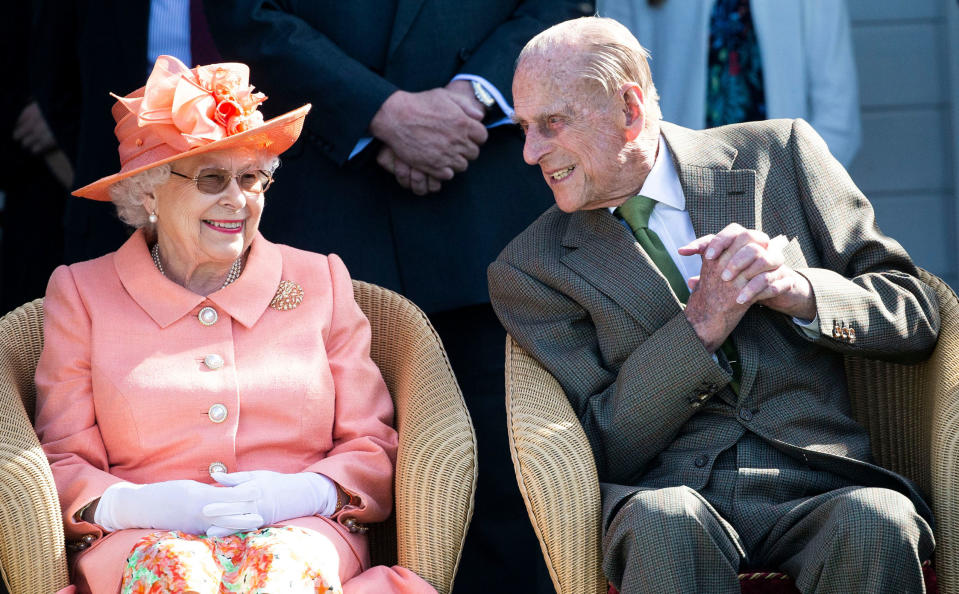 Queen Elizabeth II. und ihr Ehemann Prinz Philip beim Royal Windsor Cup. (Bild: David Hartley/REX/Shutterstock)