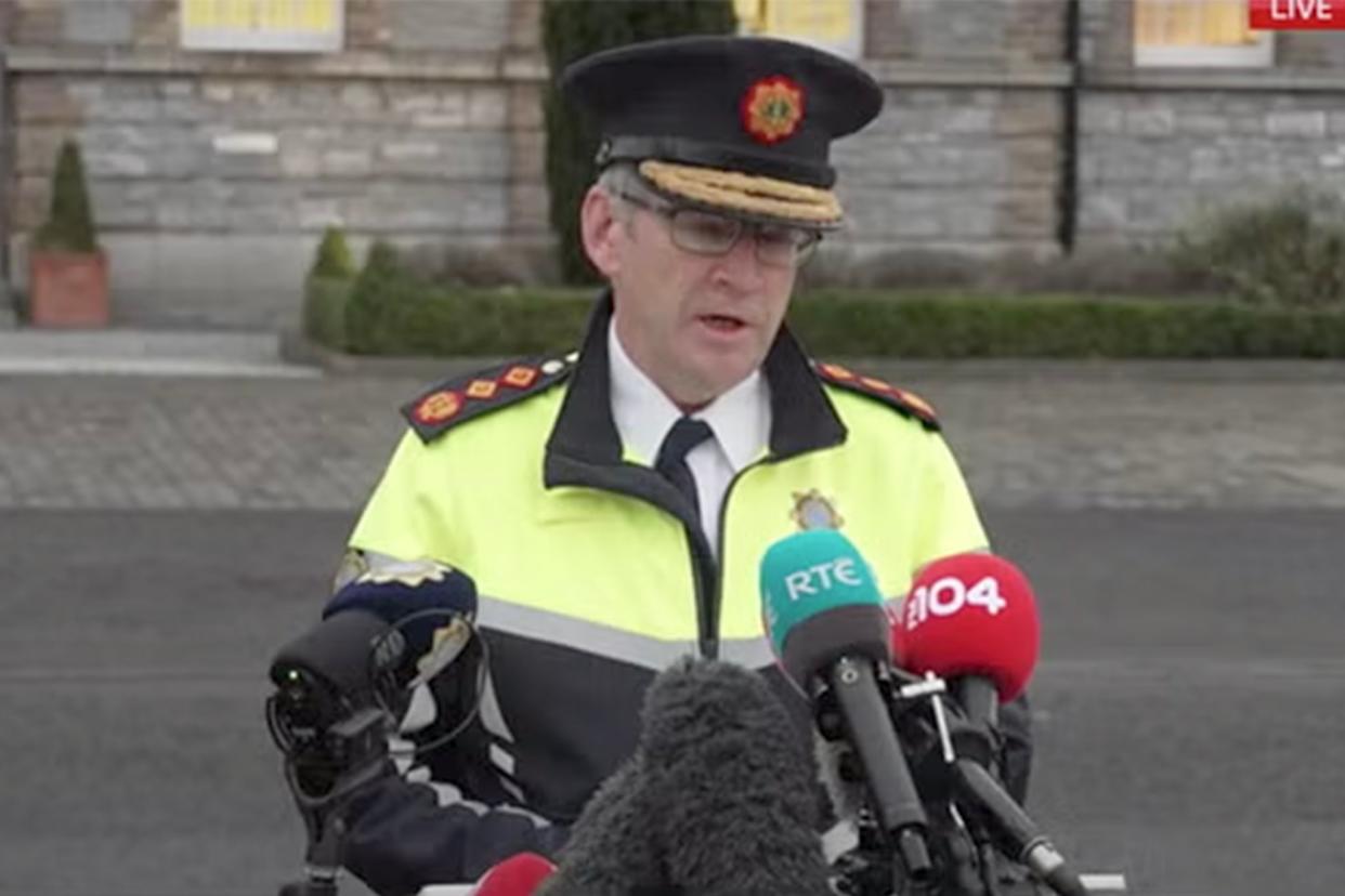 Police chief speaks at press conference earlier this morning (Sky News)