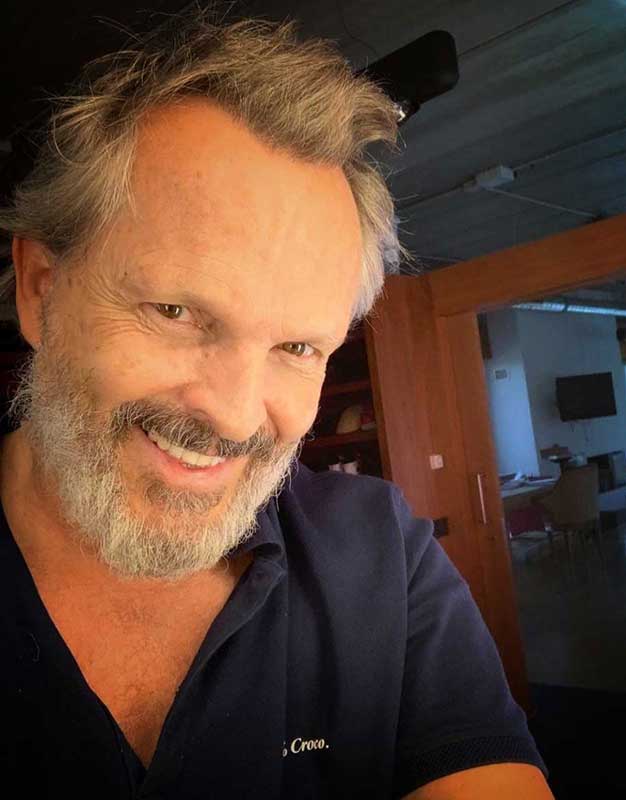 Miguel Bosé, en un selfie reciente