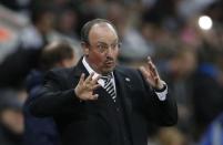 Britain Football Soccer - Newcastle United v Preston North End - Sky Bet Championship - St James' Park - 24/4/17 Preston manager Simon Grayson and Newcastle manager Rafael Benitez Mandatory Credit: Action Images / Lee Smith Livepic