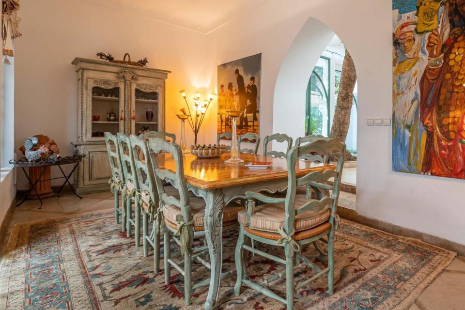 Yves Saint Laurent Jardin Majorelle Villa Dining Room