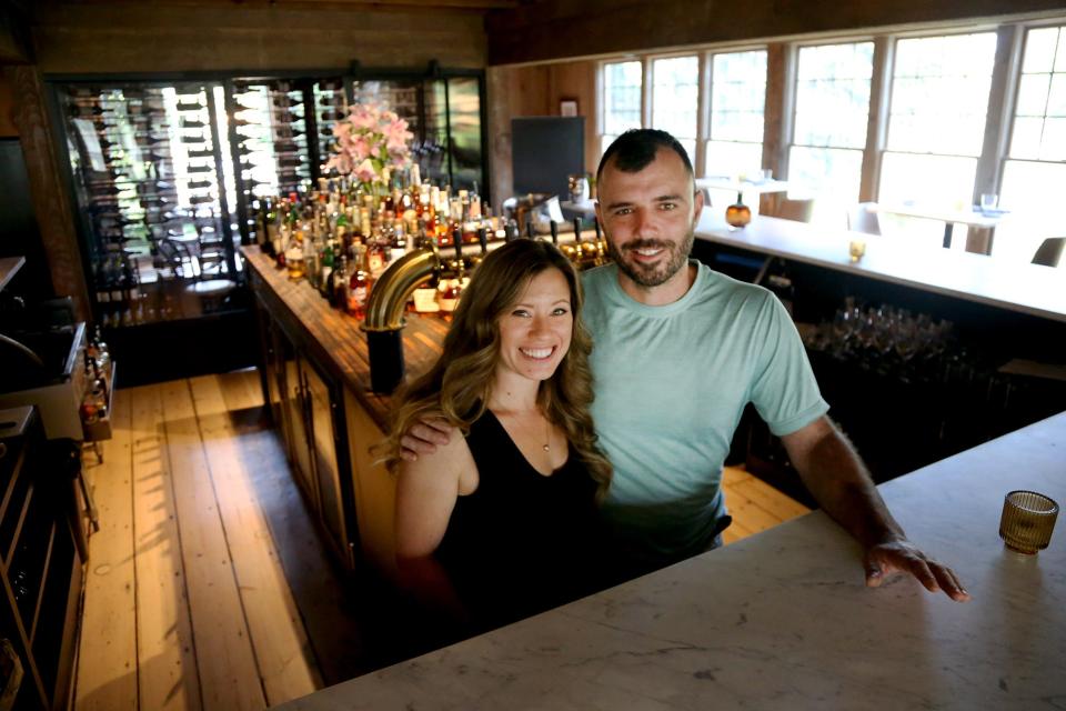 Co-owners Mariah and Matt Dyer recently opened Wandby Landing, a new restaurant in Kennebunk, as seen Wednesday, July 27, 2022.