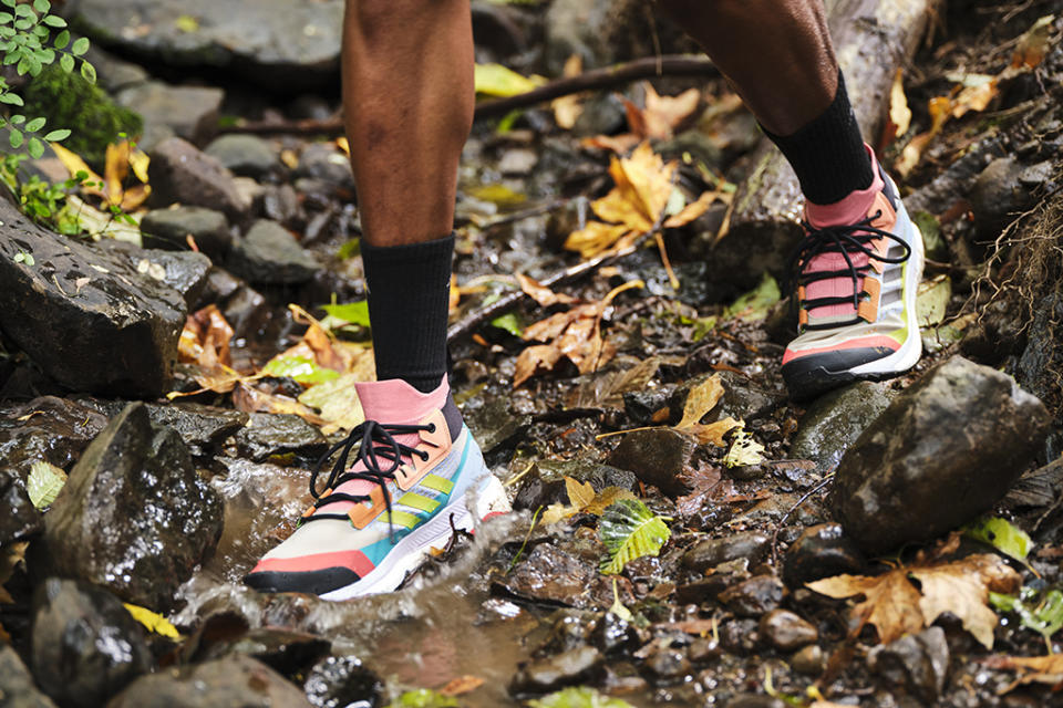 A look at the Adidas Terrex “Nothing Left Behind” Free Hiker Gore-Tex. - Credit: Courtesy of Adidas