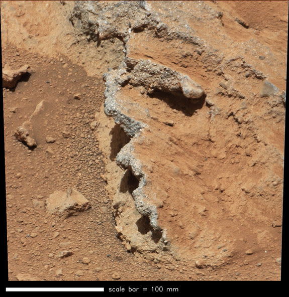 The Curiosity rover investigated an area on Mars named Hottah, which appears to be part of an ancient riverbed.