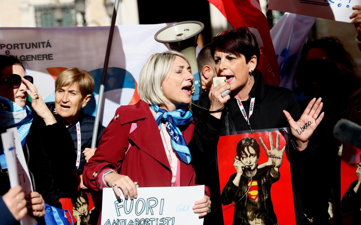 Left-wing opposition fears the move will chip away at Italian women's abortion rights