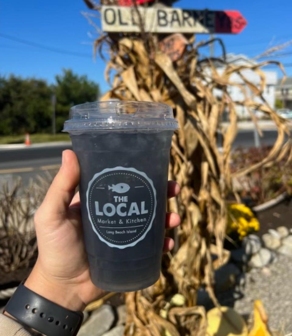 Charcoal lemonade from The Local Market and Kitchen in Ship Bottom.