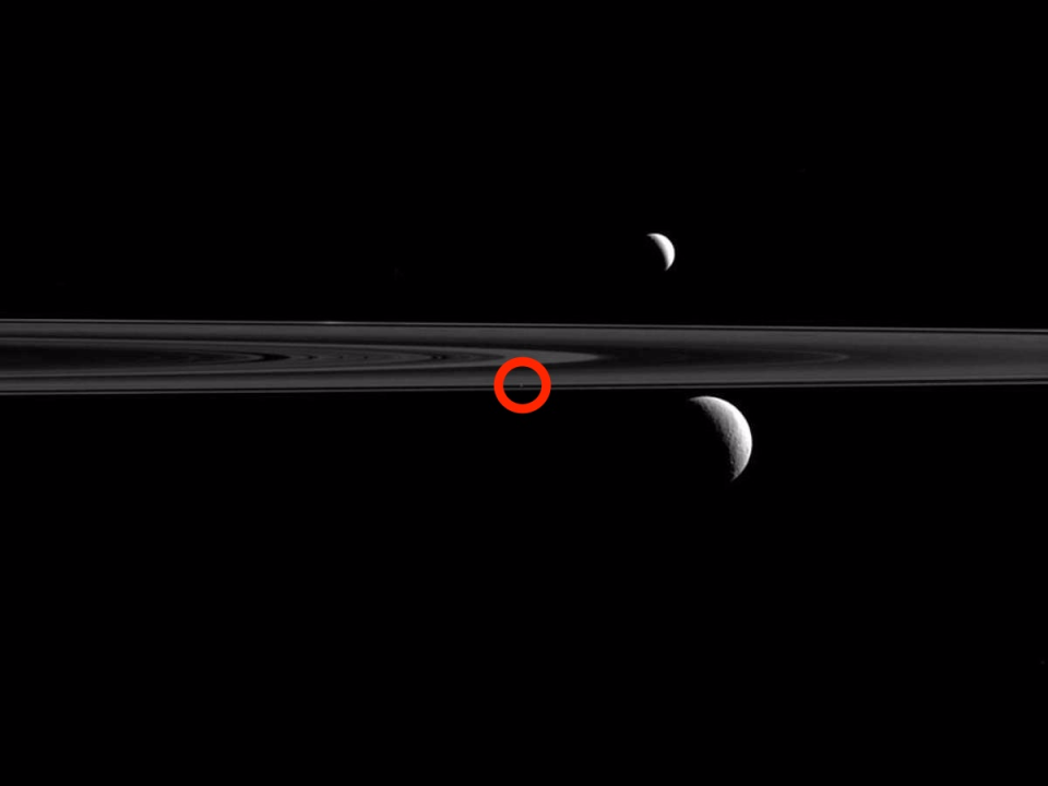 saturn moons highlight