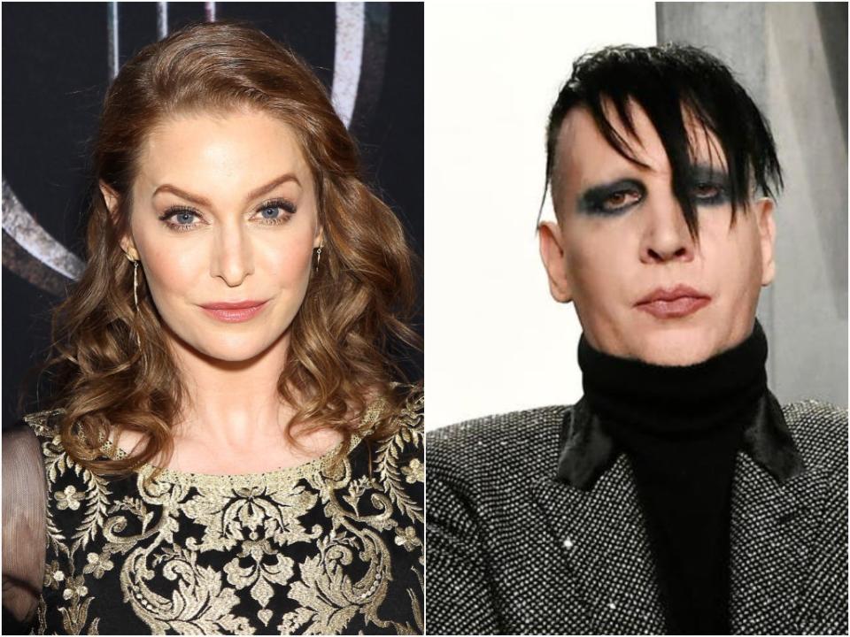 Esme Bianco and Marilyn Manson (Rex)