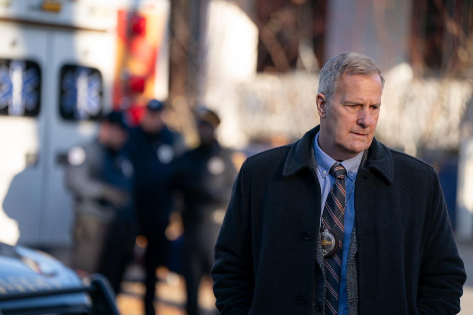 Jeff Daniels (‘Detective Del Harris’) in American Rust: Broken Justice (Dennis Mong/Prime Video)

     