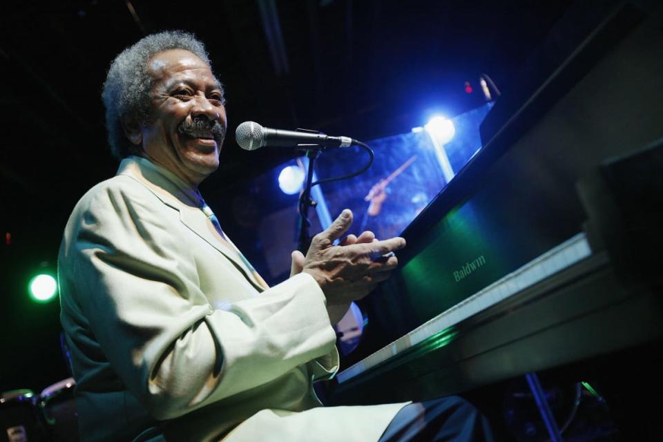 <div class="inline-image__caption"><p>Allen Toussaint performs at Tipitina’s on May 6, 2006.</p></div> <div class="inline-image__credit">Chris Graythen/Getty for Radio City Entertainment</div>