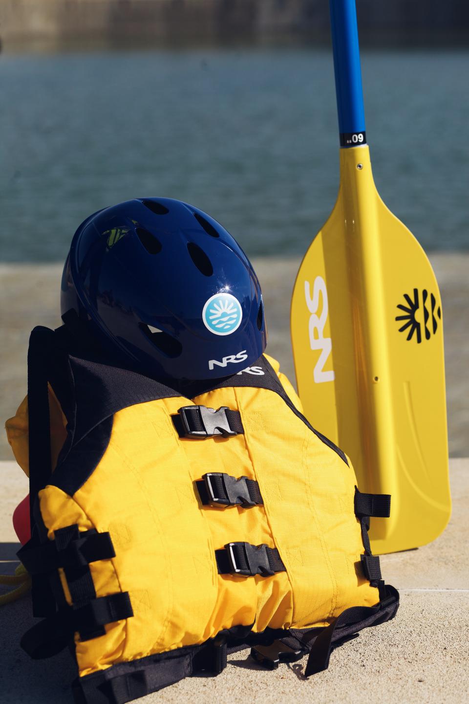 Montgomery Whitewater visitors who participate in the rafting activity will use this gear.